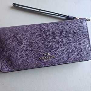 Coach Wristlet Soft Wallet